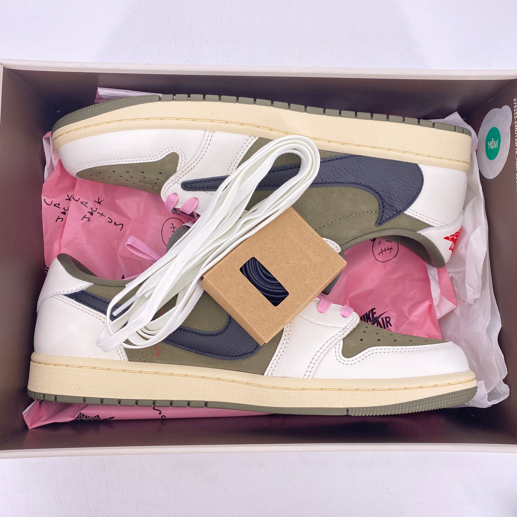 Air Jordan 1 Low OG SP "Travis Scott Medium Olive" 2024 New Size 11