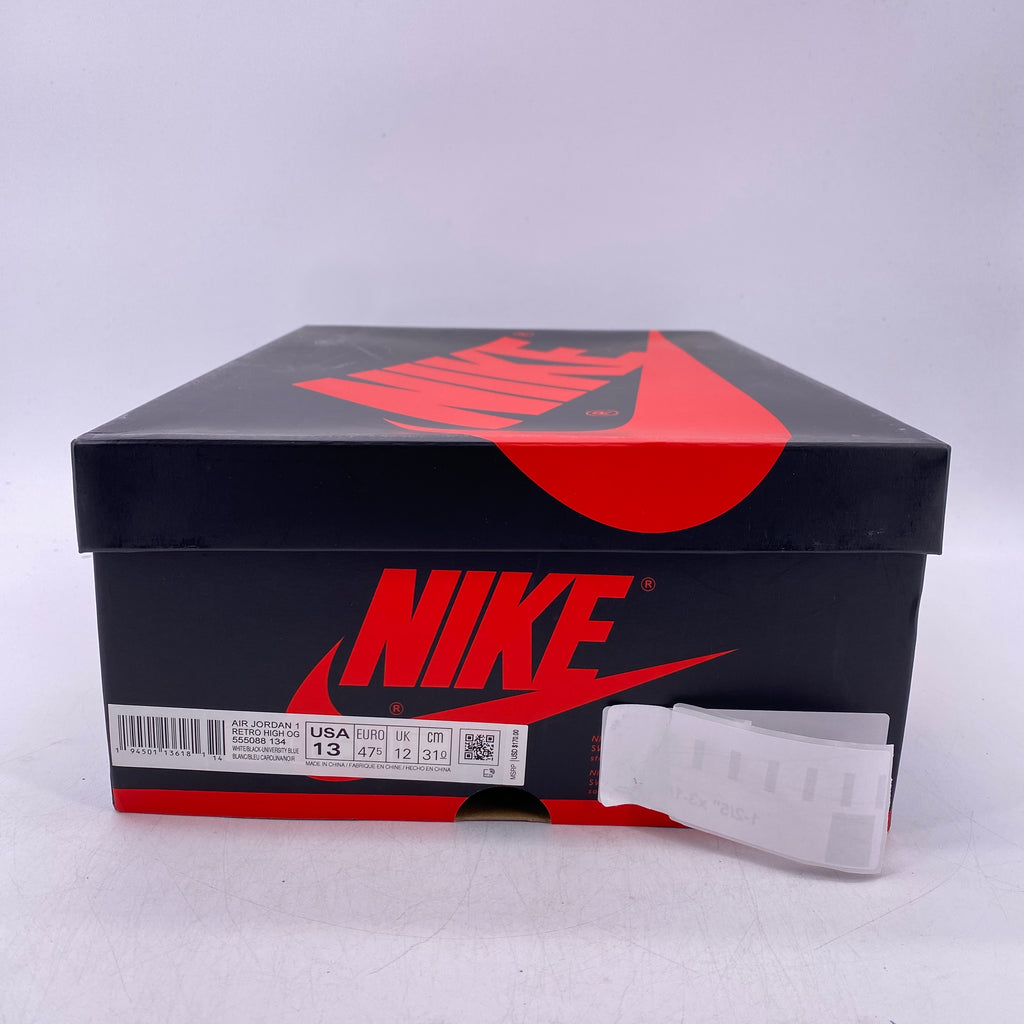 Air Jordan 1 Retro High OG "University Blue" 2021 New Size 13
