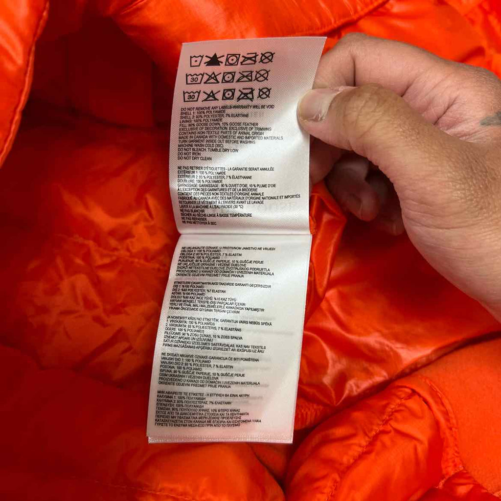 Canada Goose Vest Orange New Size XL