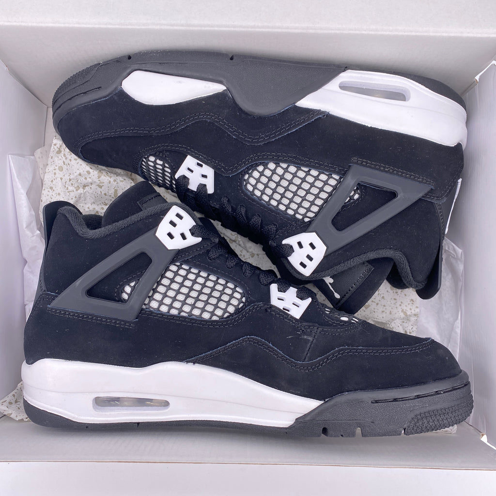 Air Jordan (GS) 4 Retro "White Thunder" 2024 New Size 7Y