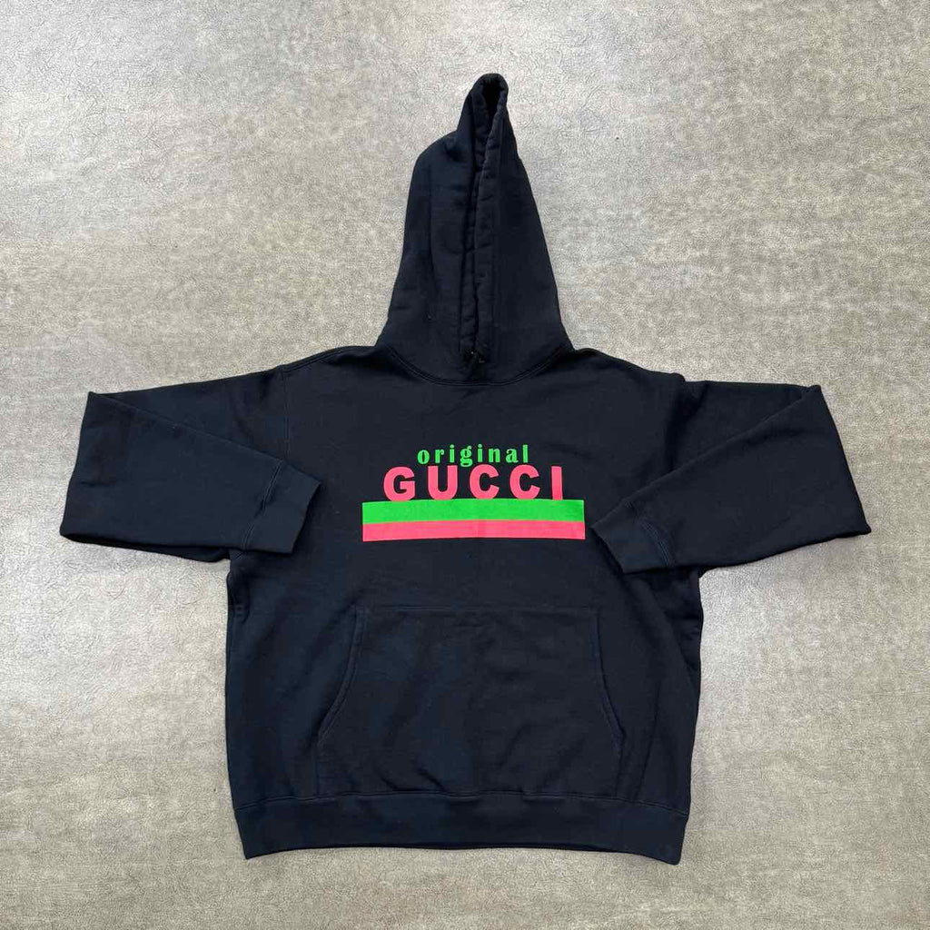 Gucci Hoodie "ORIGINAL GG" Black Used Size L