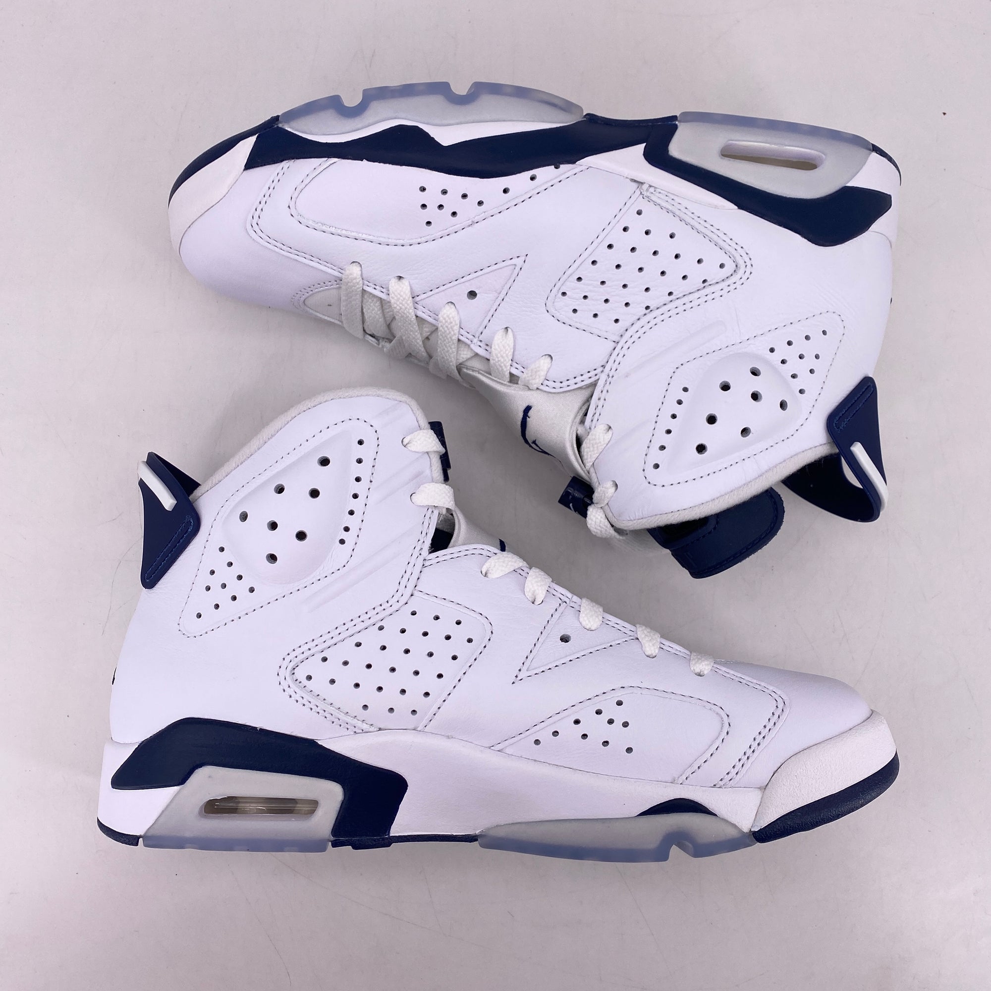 Air Jordan 6 Retro &quot;Midnight Navy&quot; 2022 New Size 8.5