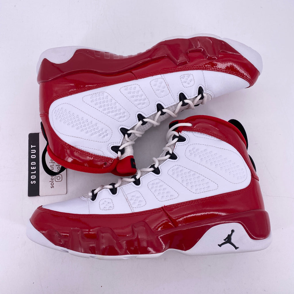 Air Jordan 9 Retro "White Gym Red" 2019 Used Size 8.5