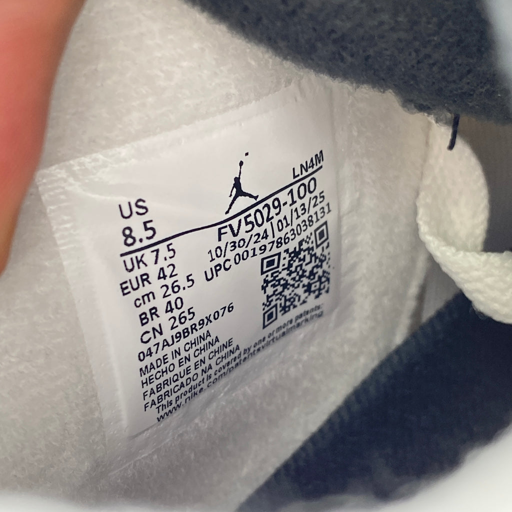 Air Jordan 4 Retro "White Cement" 2025 New Size 8.5