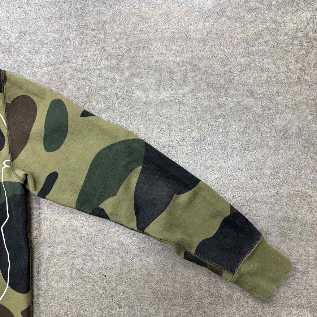 Bape Zip Up "BUSY WORKS" Camo Used Size L