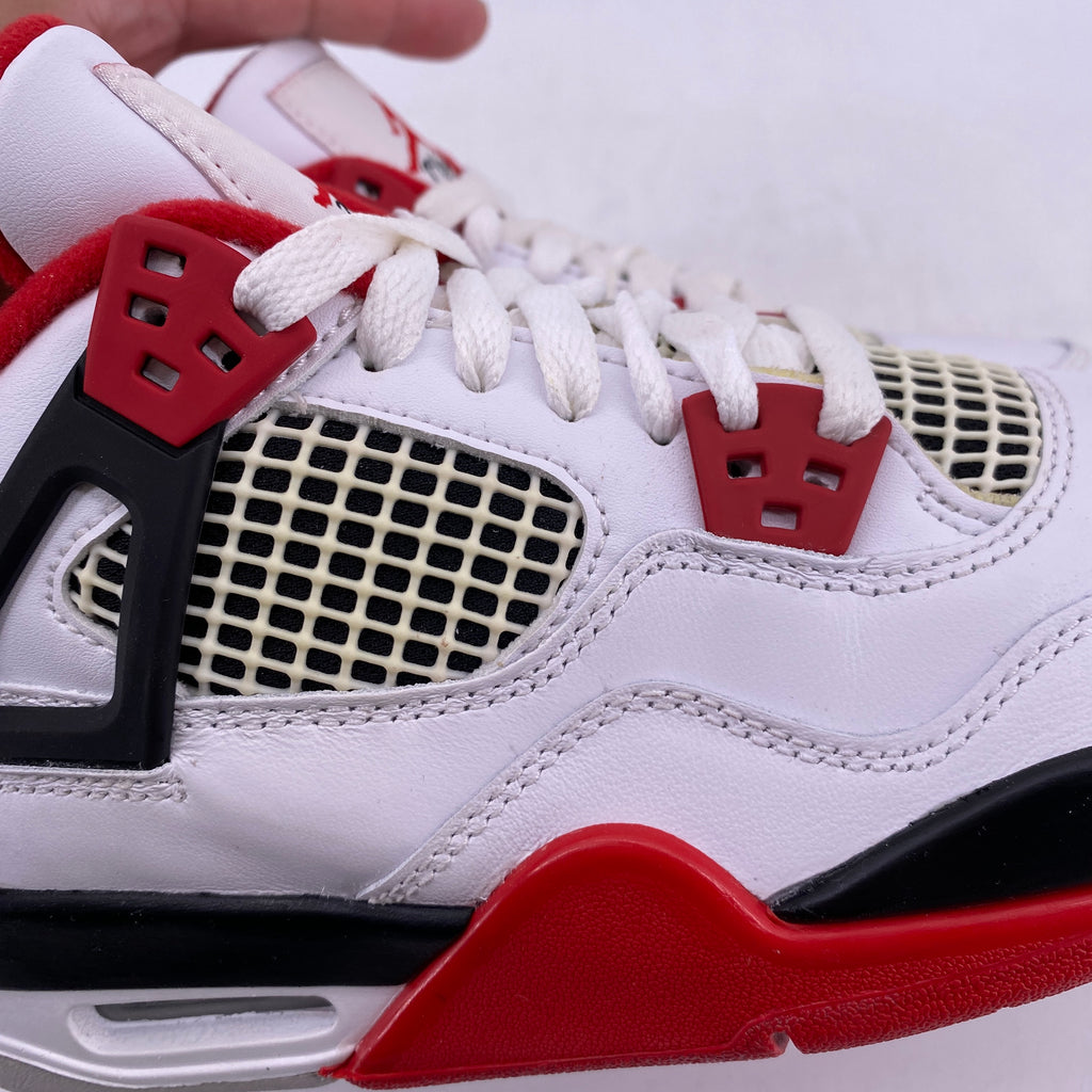 Air Jordan (GS) 4 Retro "Fire Red" 2020 New Size 4Y