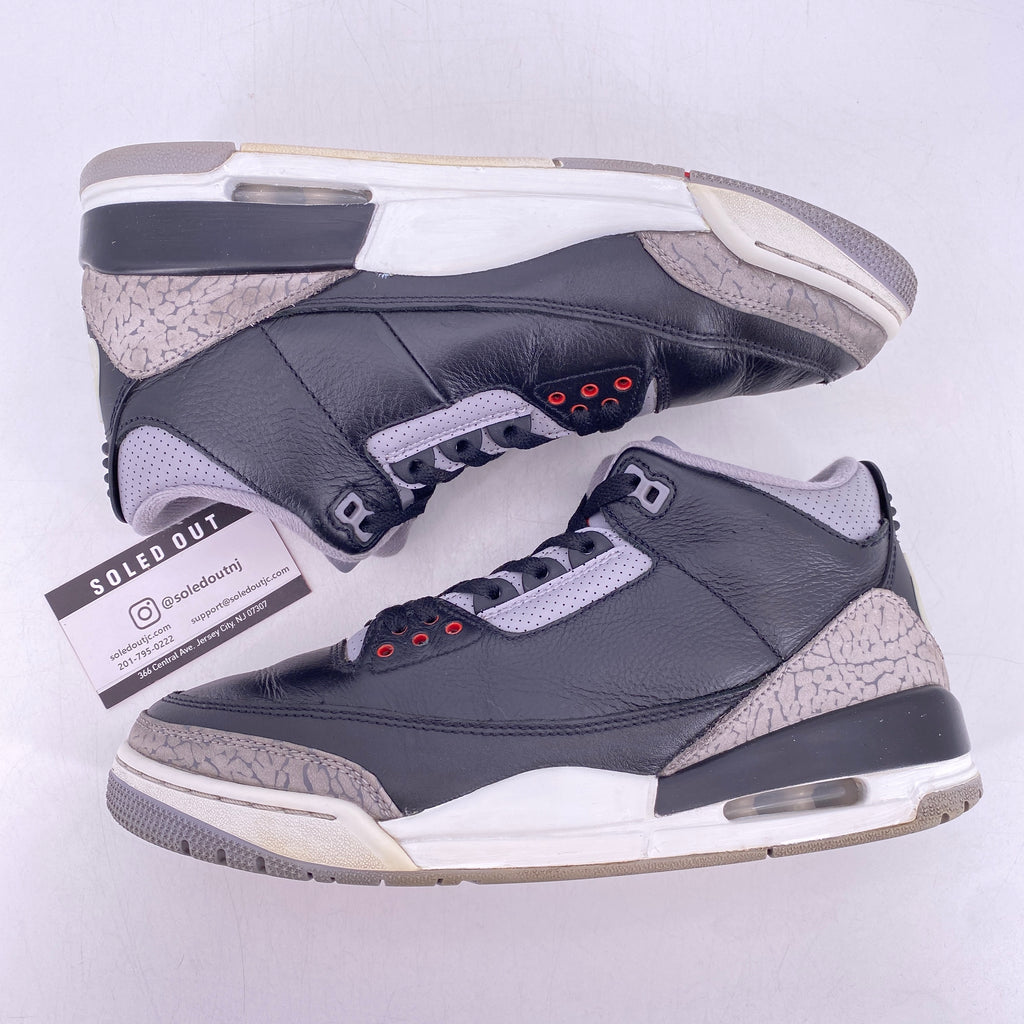 Air Jordan 3 Retro "Black Cement" 2024 Used Size 9