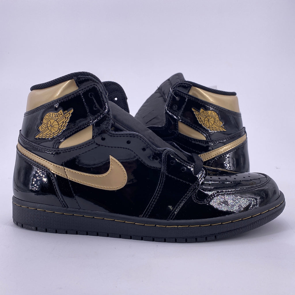 Air Jordan 1 Retro High "Black Metallic Gold" 2020 New Size 10.5