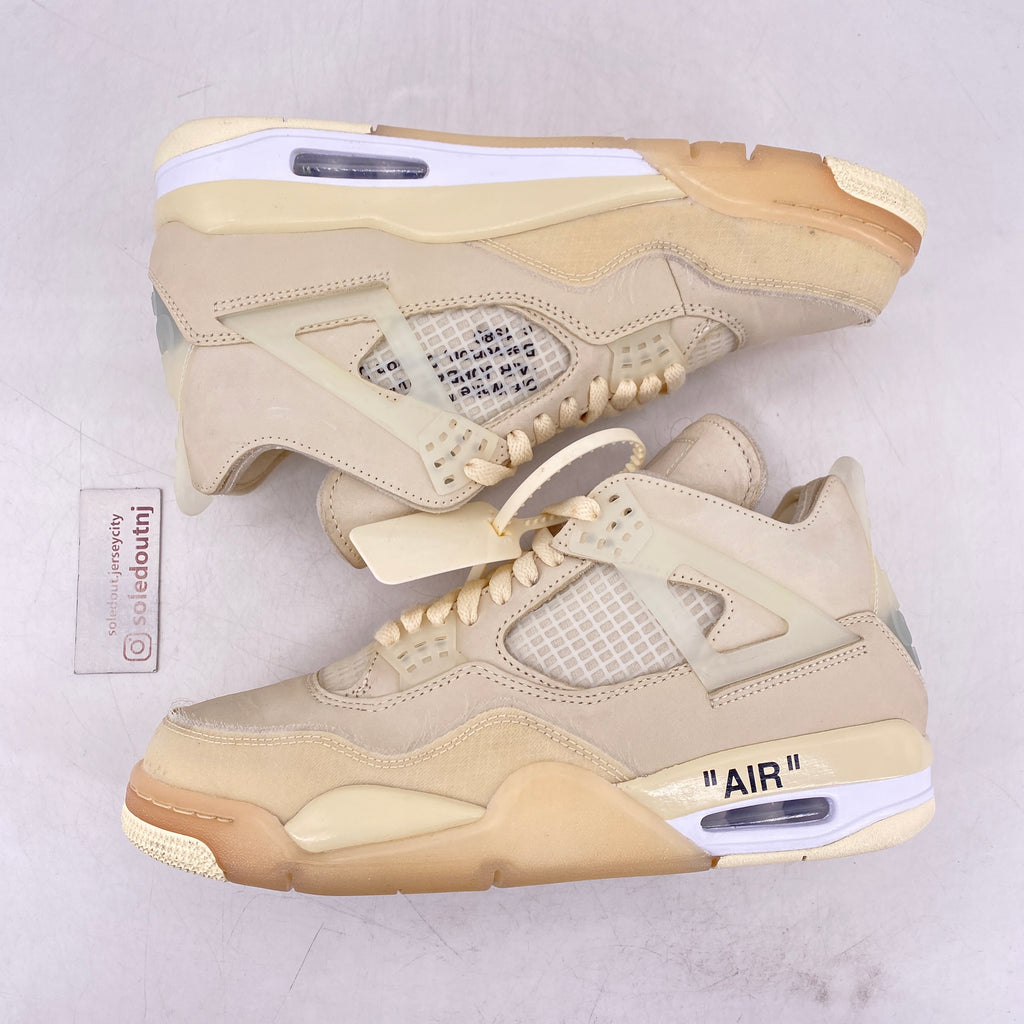 Air Jordan (W) 4 Retro "Ow Sail" 2020 Used Size 9.5W