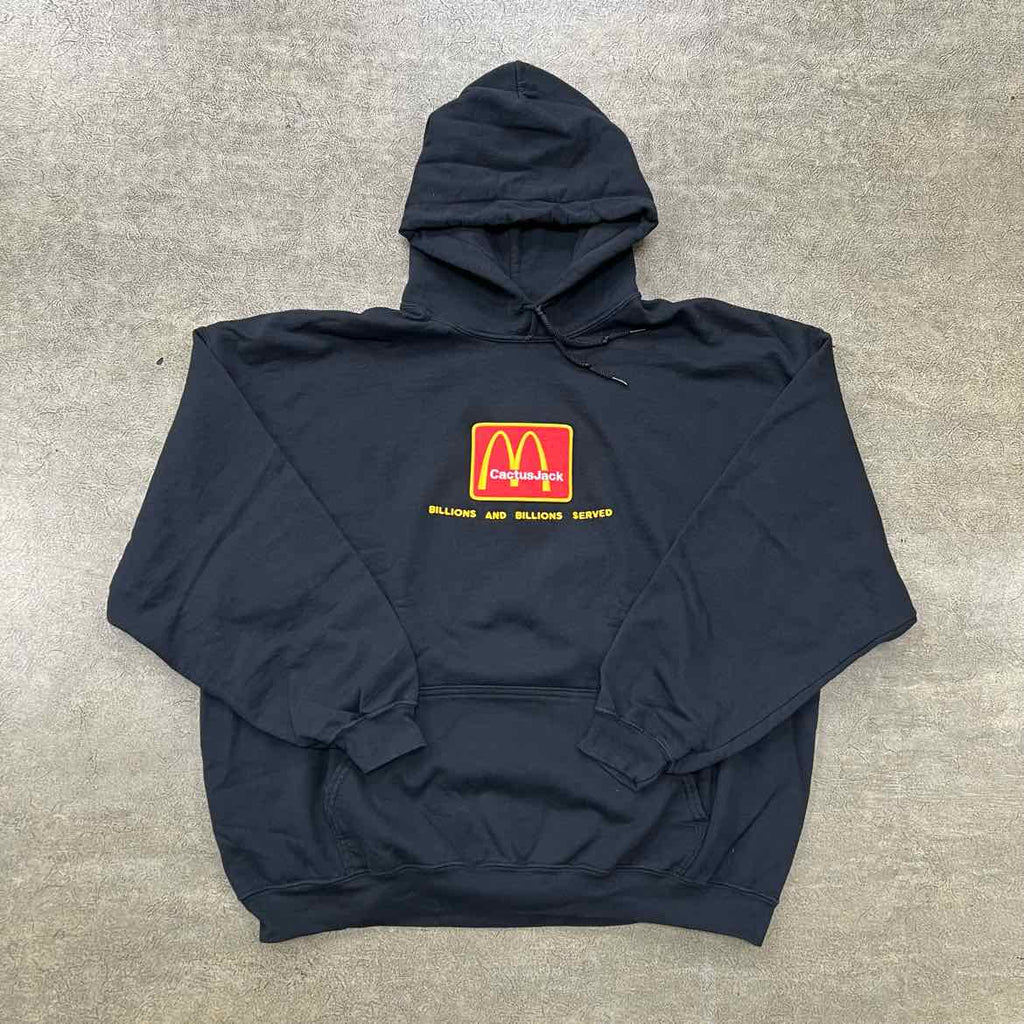 Travis Scott Hoodie "BILLIONS SERVED" Black New Size XL