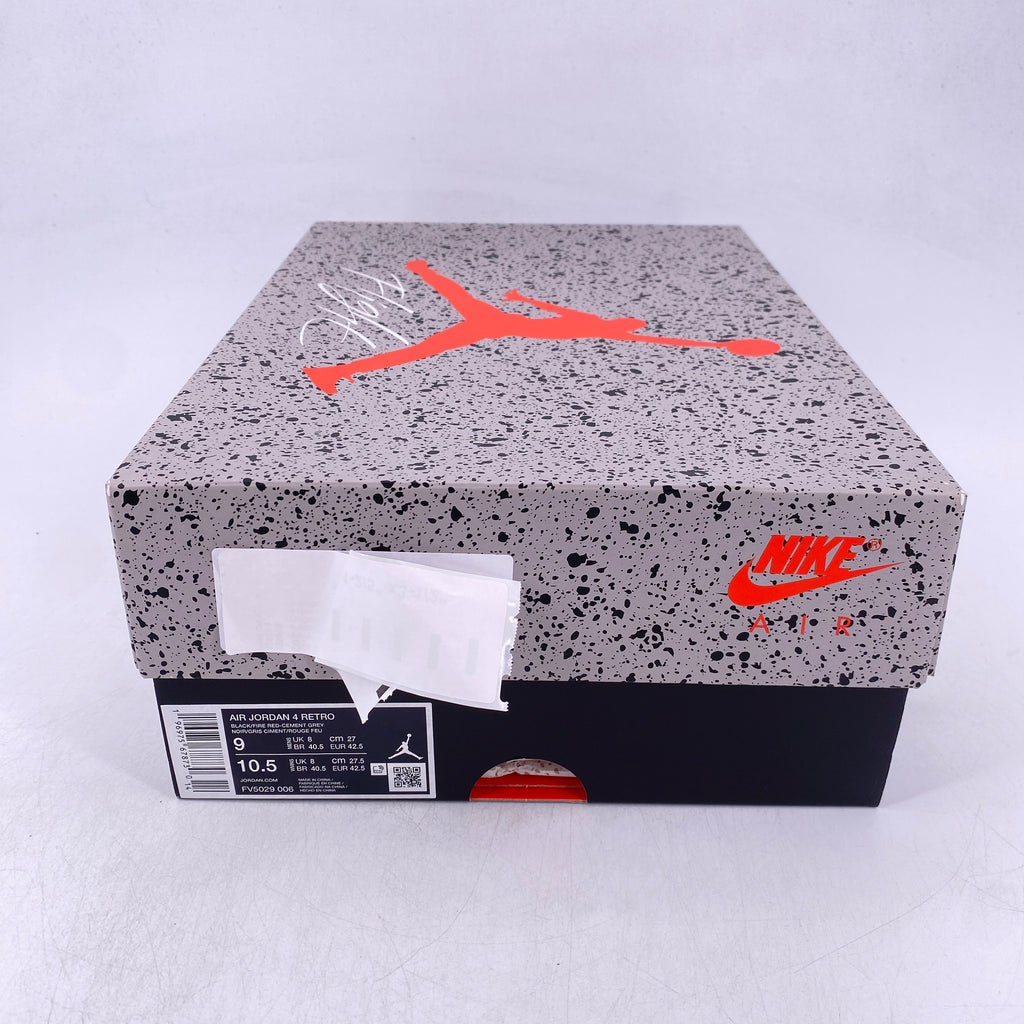 Air Jordan 4 Retro "Bred Reimagined" 2024 New Size 9