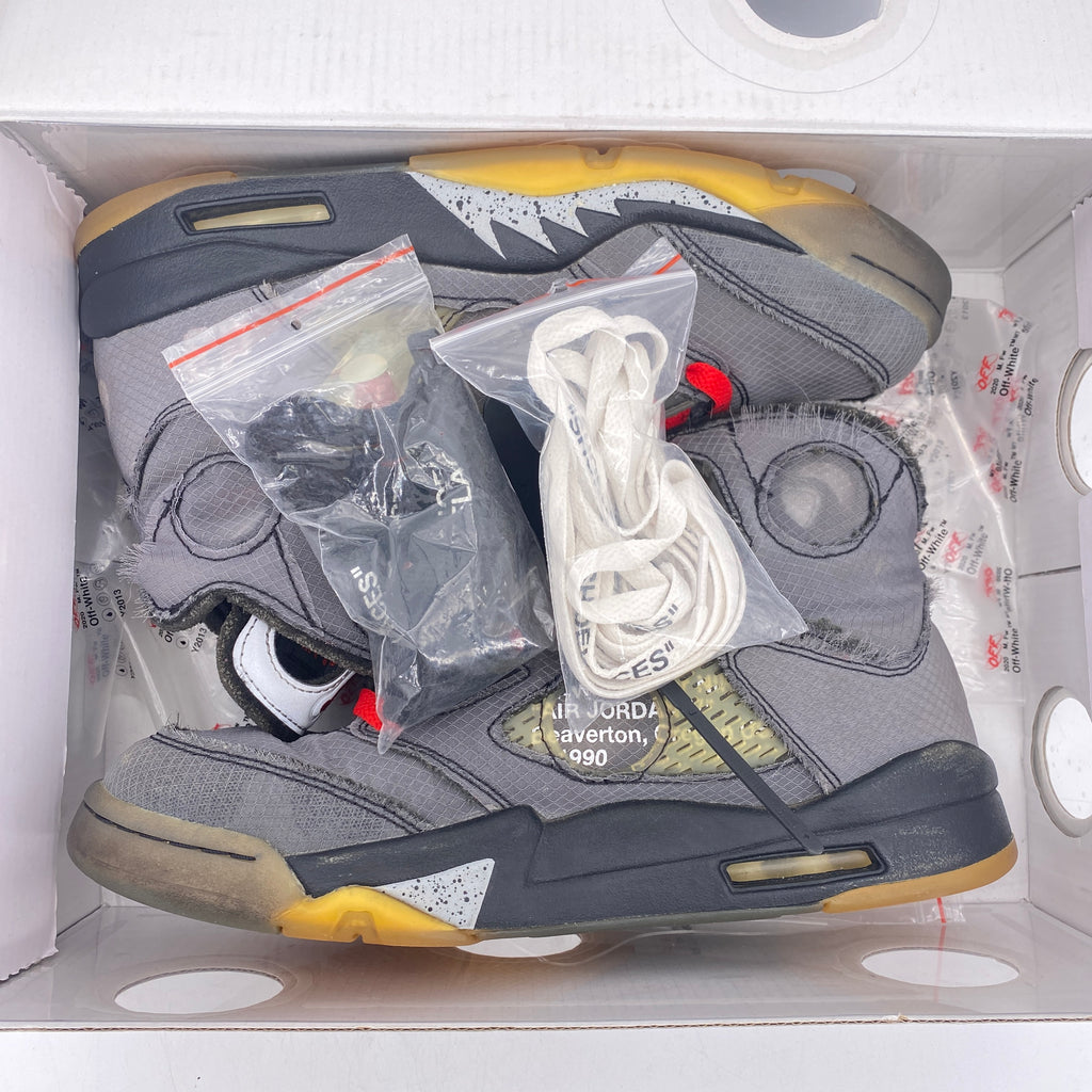 Air Jordan 5 Retro "Ow Black" 2020 Used Size 8