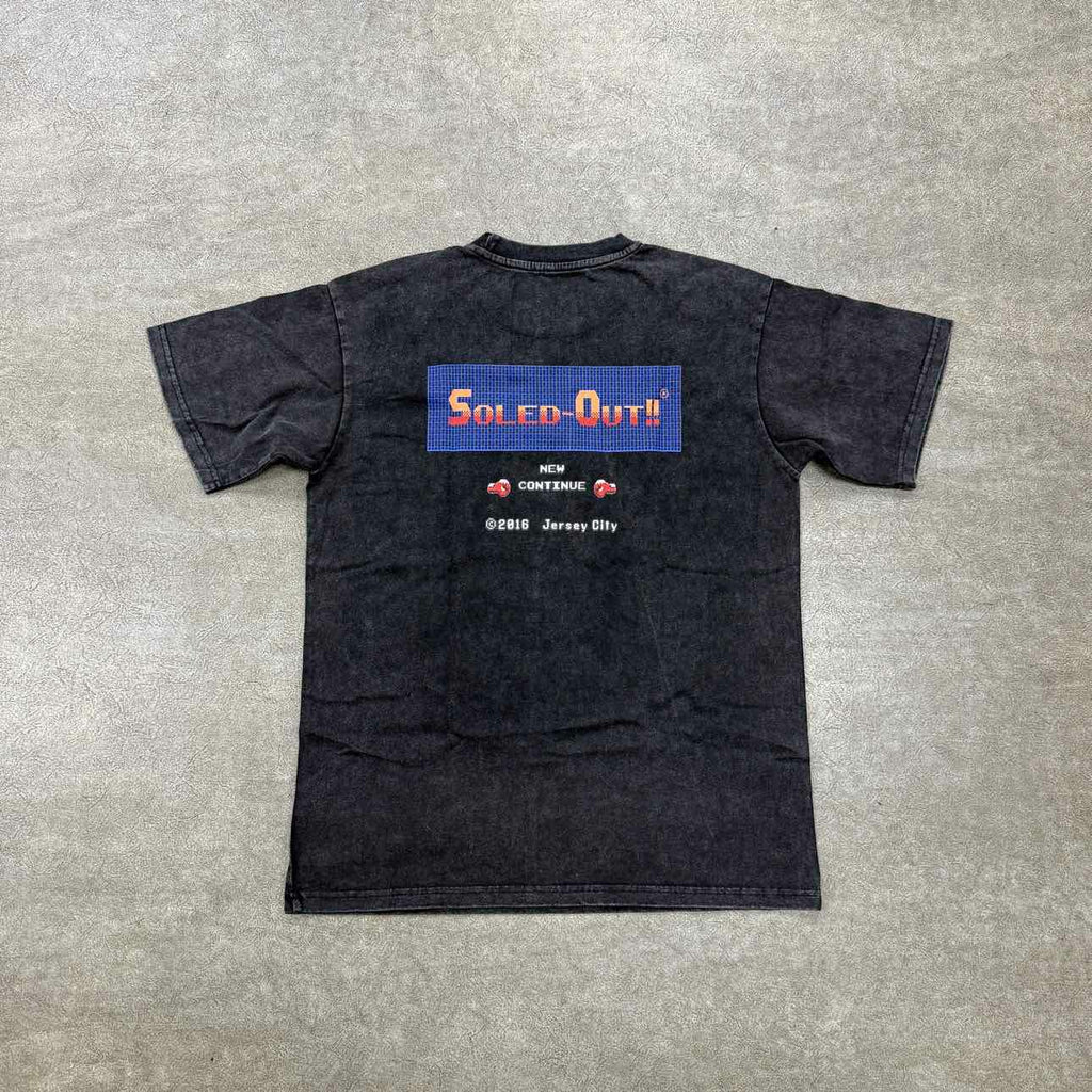 Soled Out T-Shirt "TYSON" Vintage Black Size M