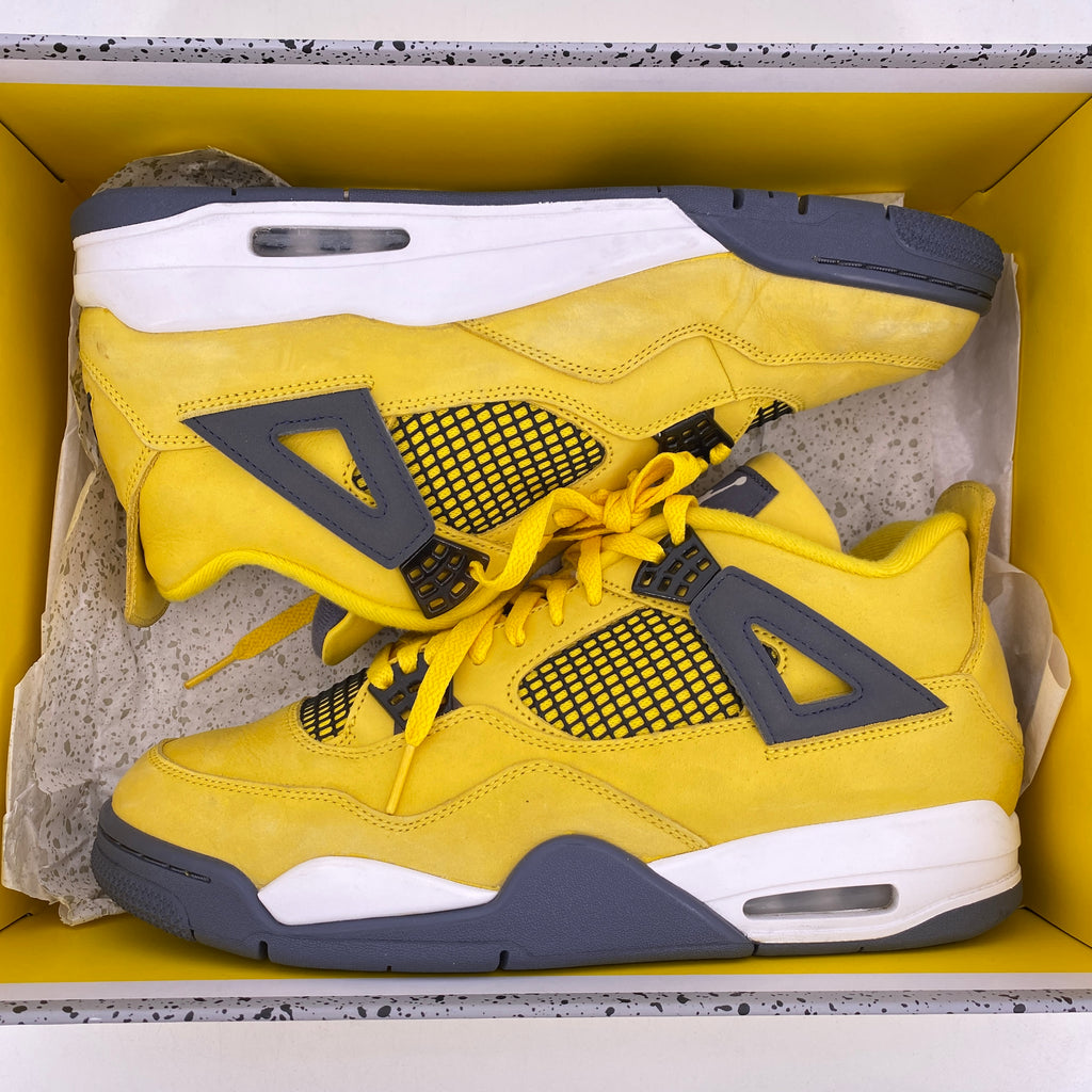 Air Jordan 4 Retro "Lightning" 2021 Used Size 11.5