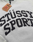 Stussy Crewneck Sweater "BIG CRACKLE" Light Blue New Size XXL