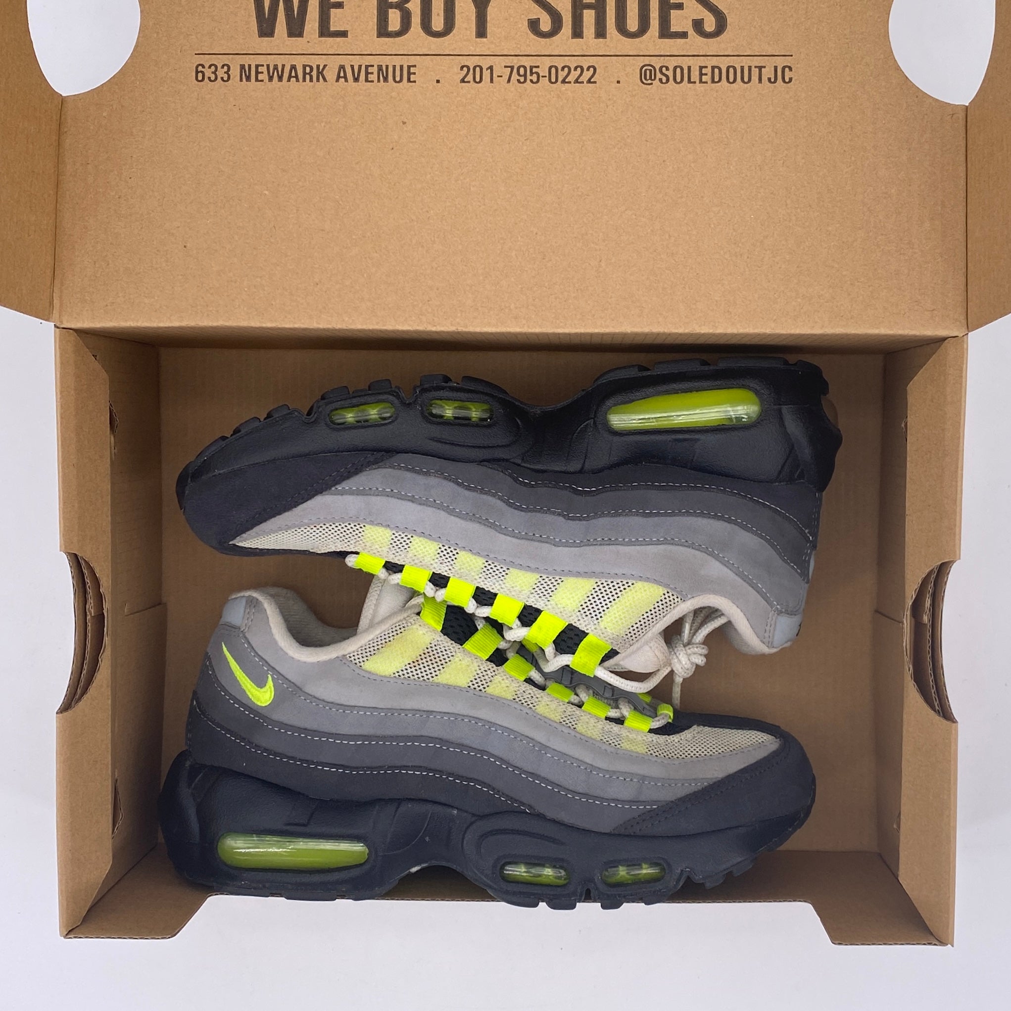 Nike (GS) Air Max 95 "Neon" 2020 Used Size 6.5Y