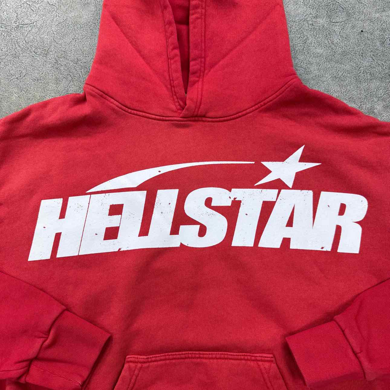 Hellstar Hoodie &quot;UNIFORM&quot; Red New Size S