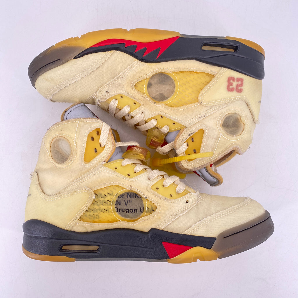 Air Jordan 5 Retro "Ow Sail" 2020 Used Size 9.5