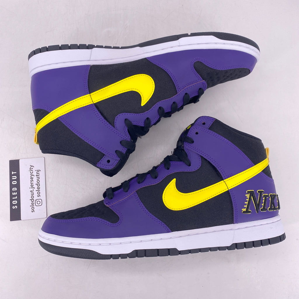 Nike Dunk High PRM "Lakers" 2021 New Size 13