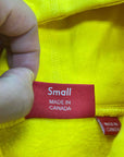 Supreme Hoodie "BANDANA BOX LOGO" Yellow Used Size S