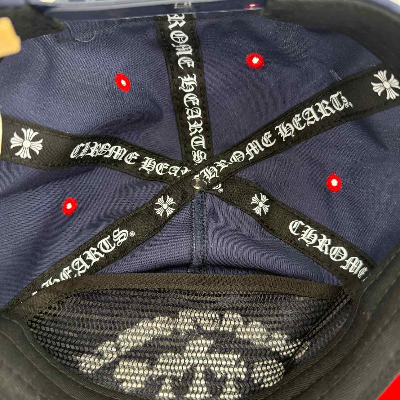 Chrome Hearts Snapback &quot;GAS STATION&quot; New Navy Size OS