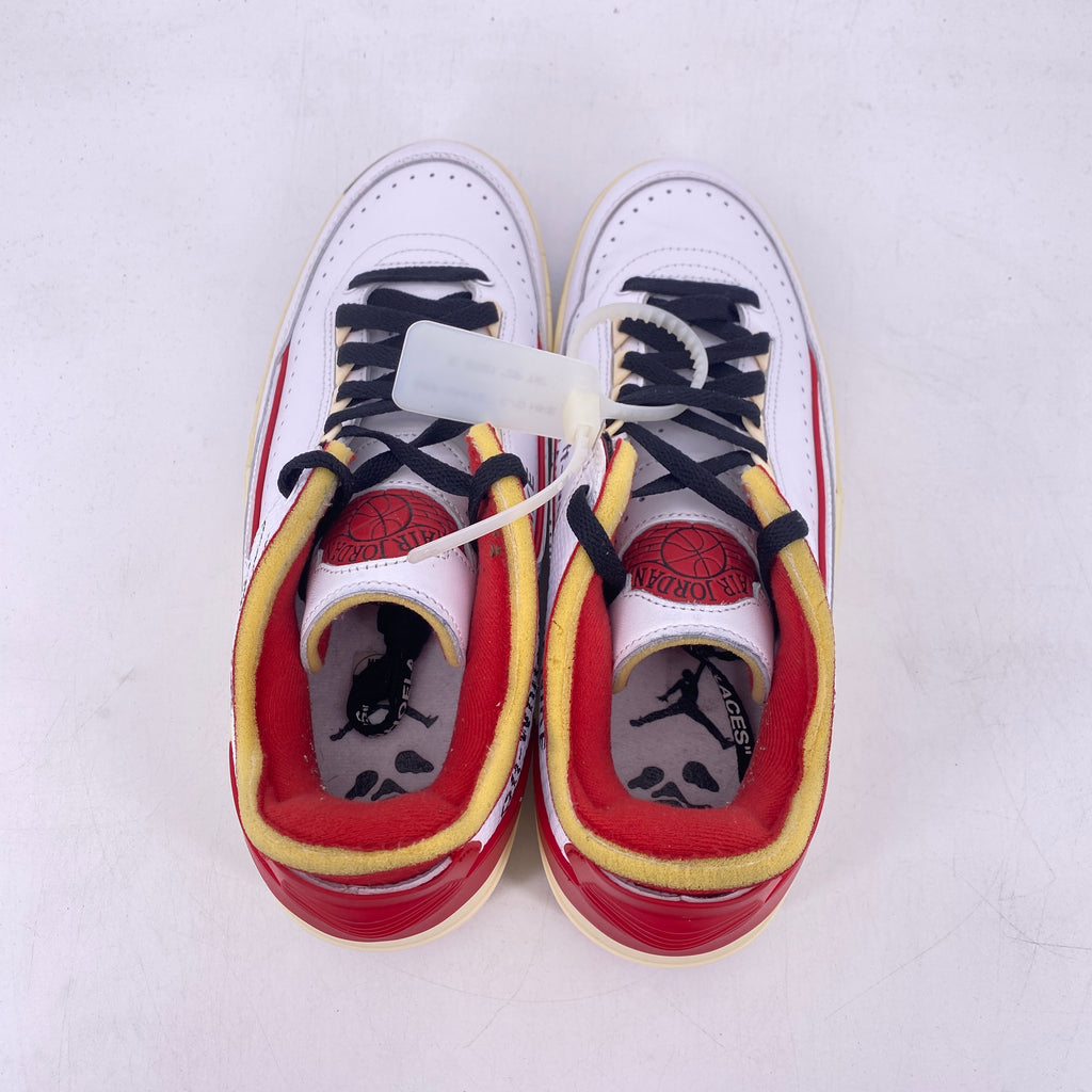 Air Jordan 2 Retro Low "Ow White Red" 2021 Used Size 9.5