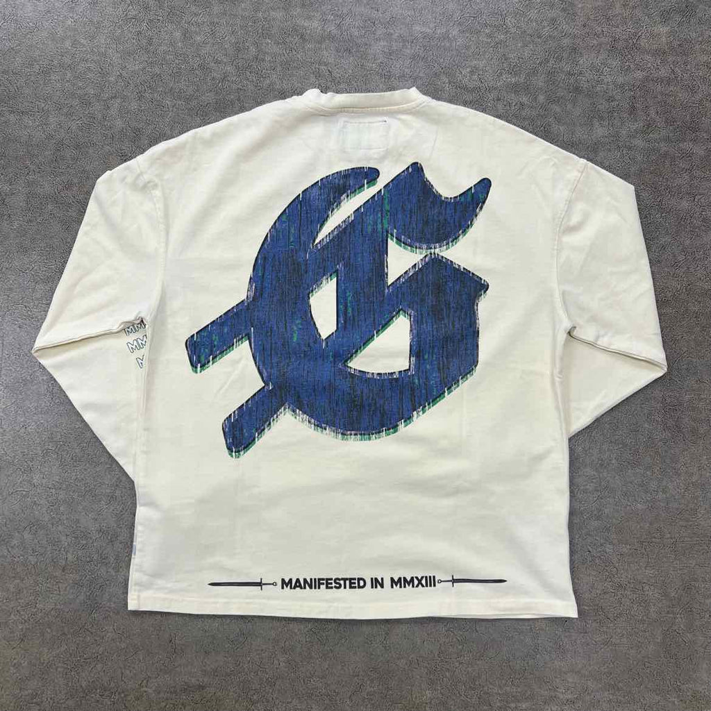 Godspeed Long Sleeve "F.T.D" Cream Used Size S