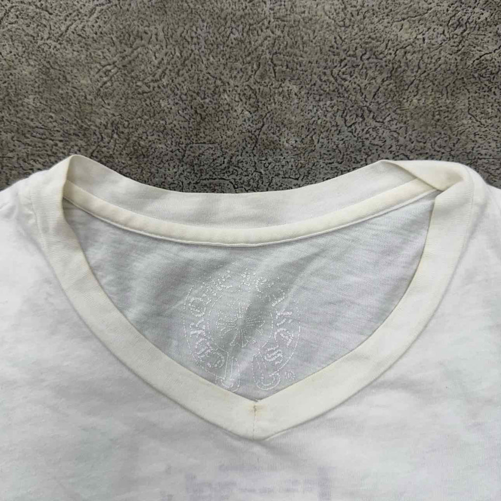 Chrome Hearts T-Shirt "FLEUR" White Used Size S