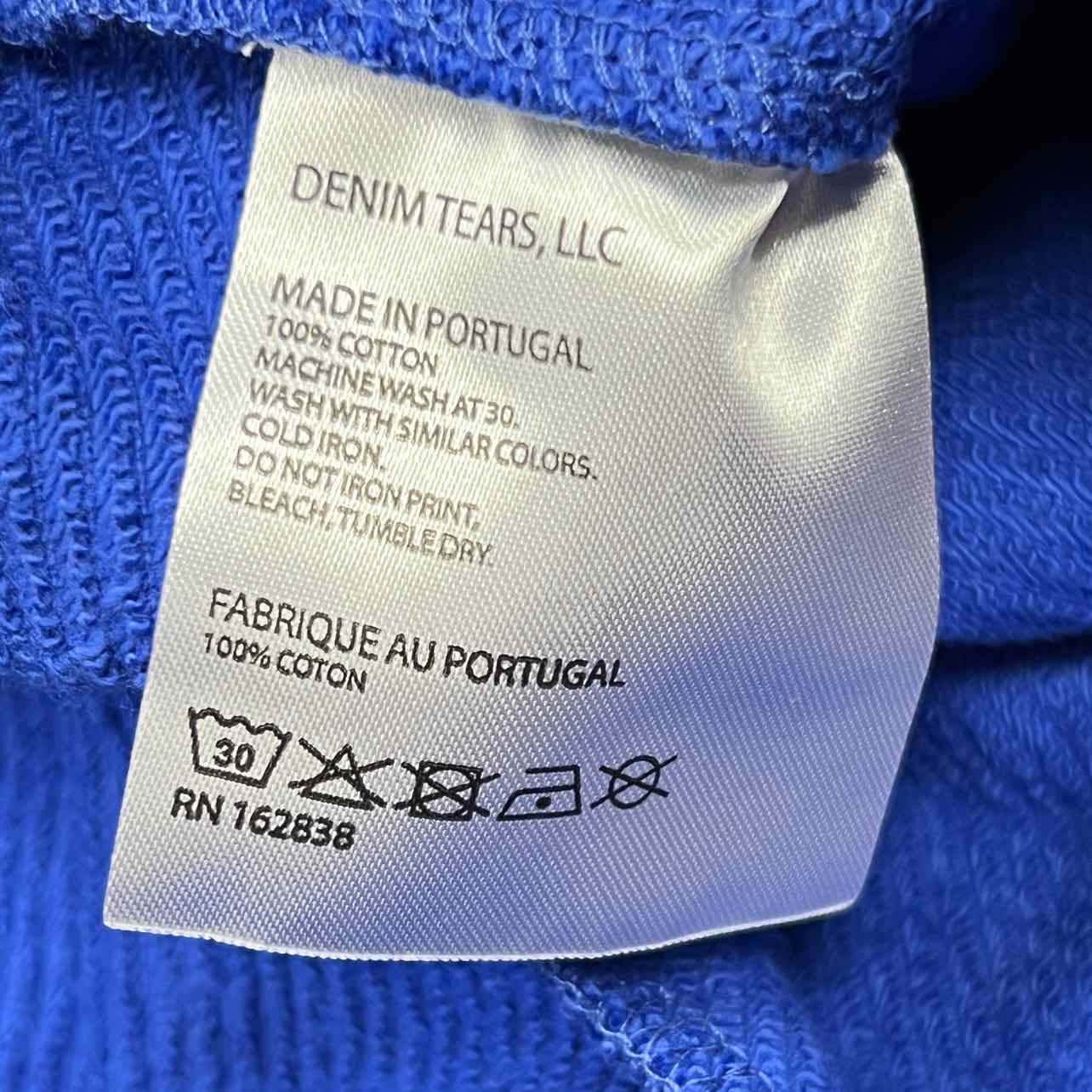 Denim Tears Shorts &quot;COTTON WREATH&quot; Royal Blue New Size XL