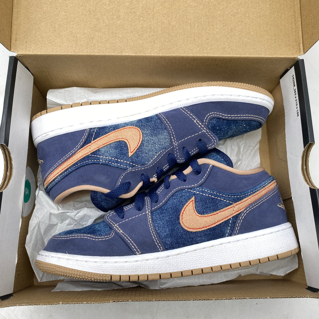 Air Jordan 1 Low (GS) "Denim" 2022 Used Size 4.5Y