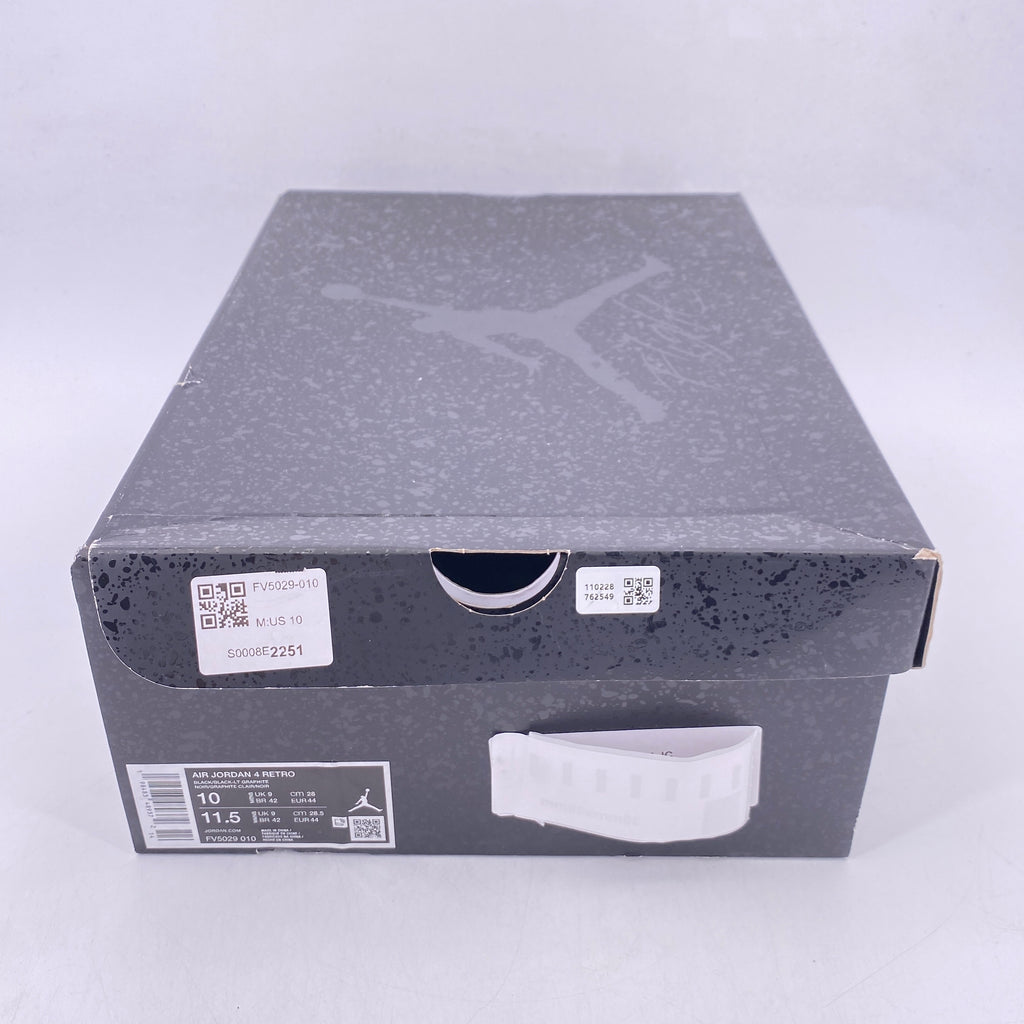 Air Jordan 4 Retro "Black Cat" 2025 Used Size 10