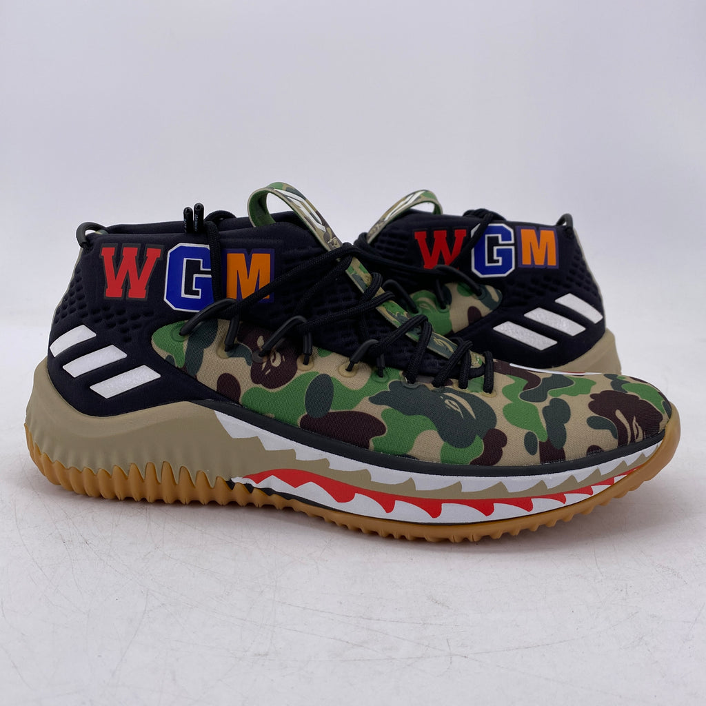 Adidas Dame 4 "A Bathing Ape Camo" 2018 New Size 7.5