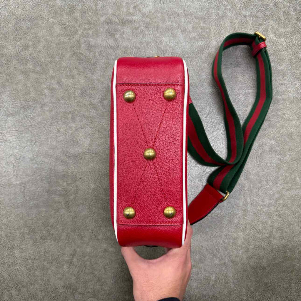 Gucci Shoulder Bag "ADIDAS" New Red