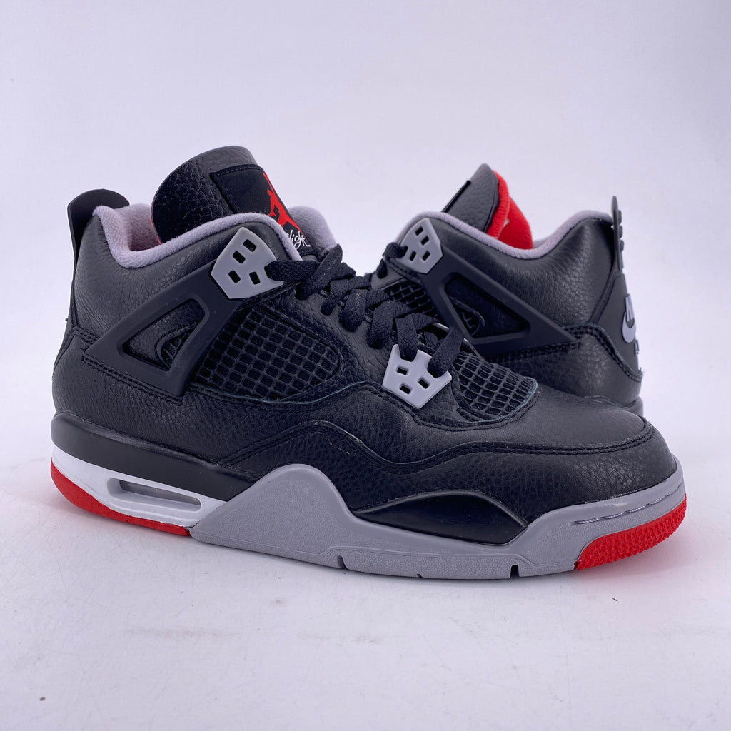 Air Jordan (GS) 4 Retro "Bred Reimagined" 2024 Used Size 7Y