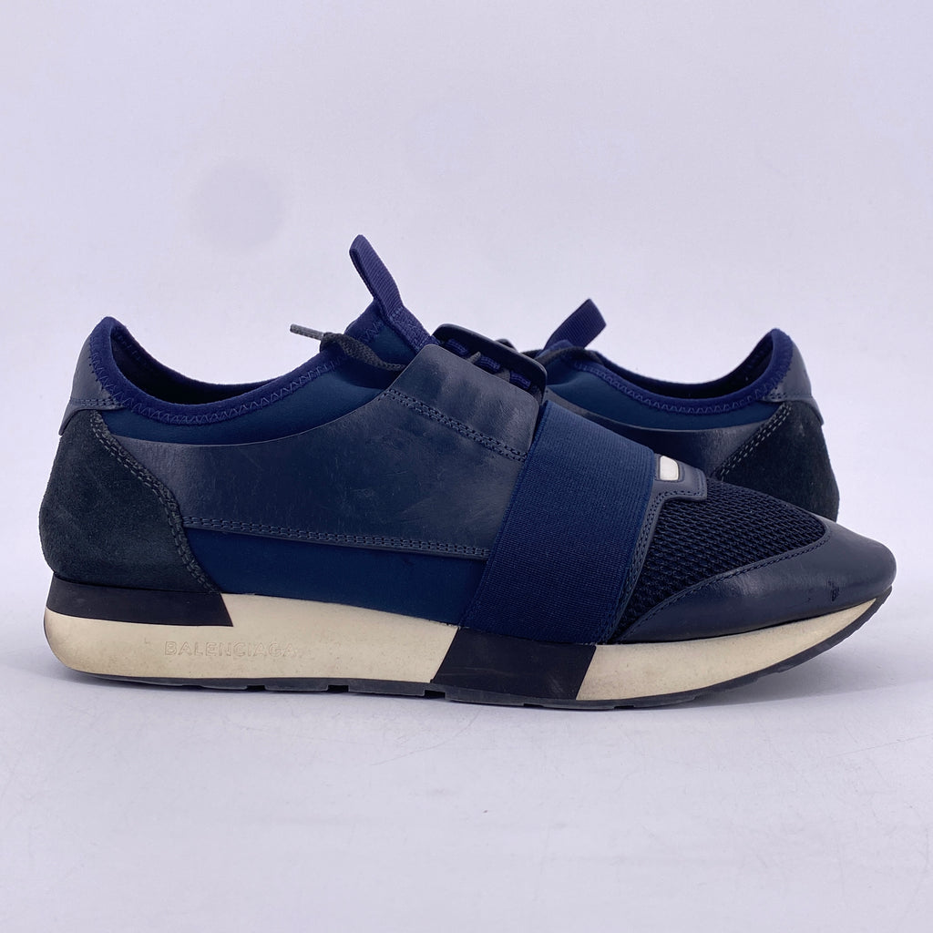 Balenciaga Race Runner "Navy"  Used Size 41W