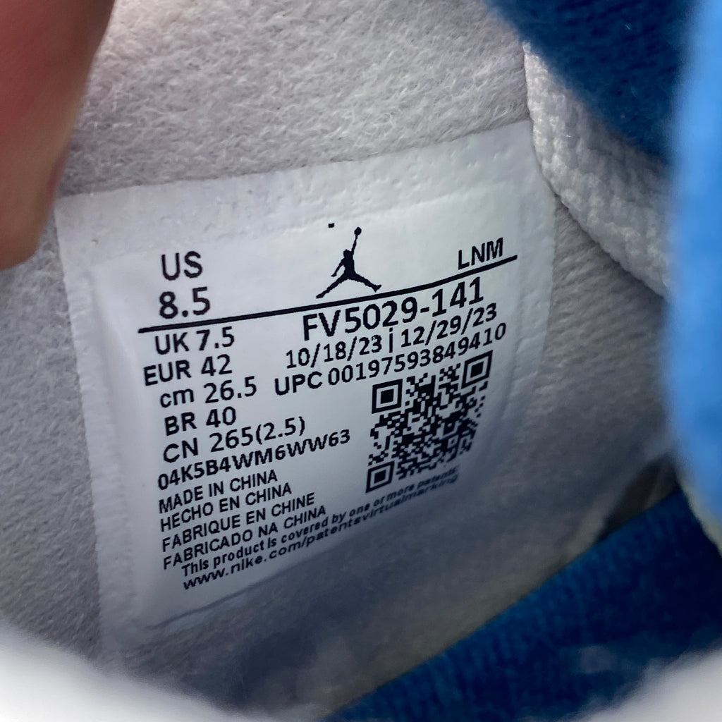 Air Jordan 4 Retro "Military Blue" 2024 New Size 8.5