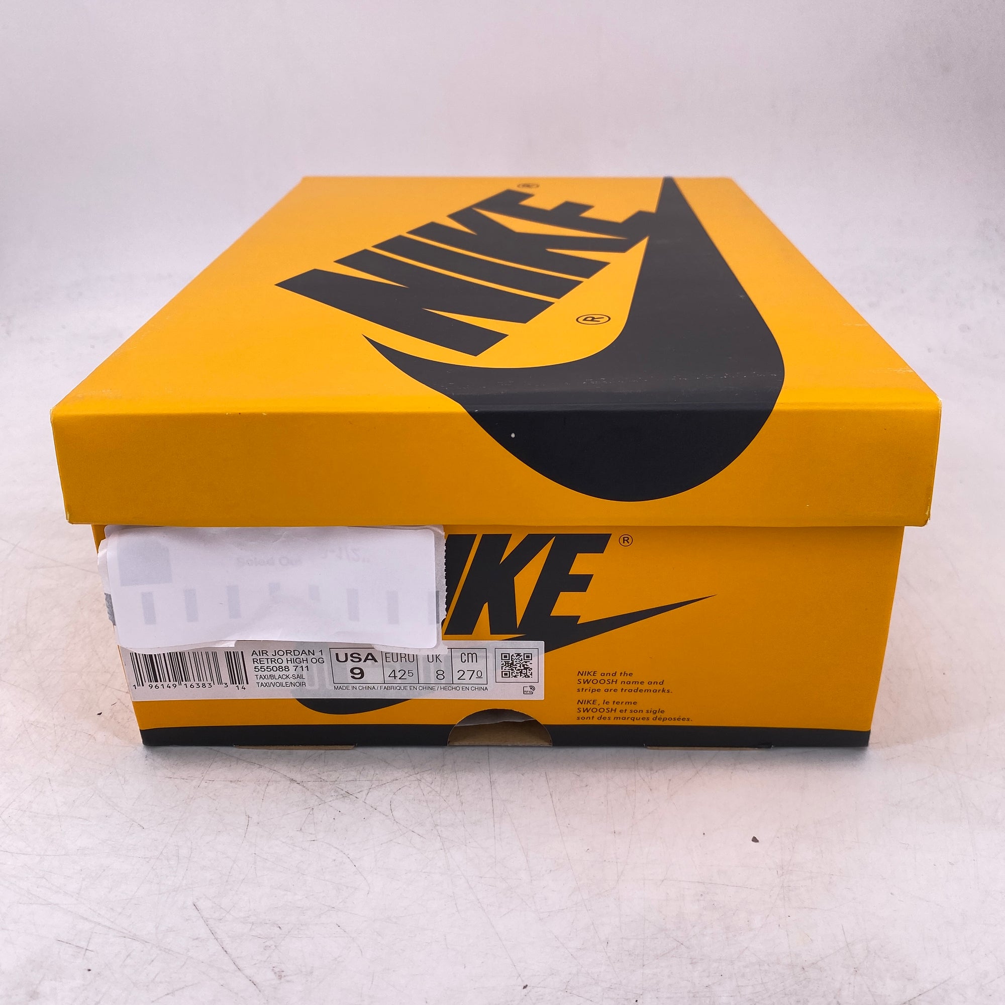 Air Jordan 1 Retro High OG &quot;Taxi&quot; 2022 New Size 9