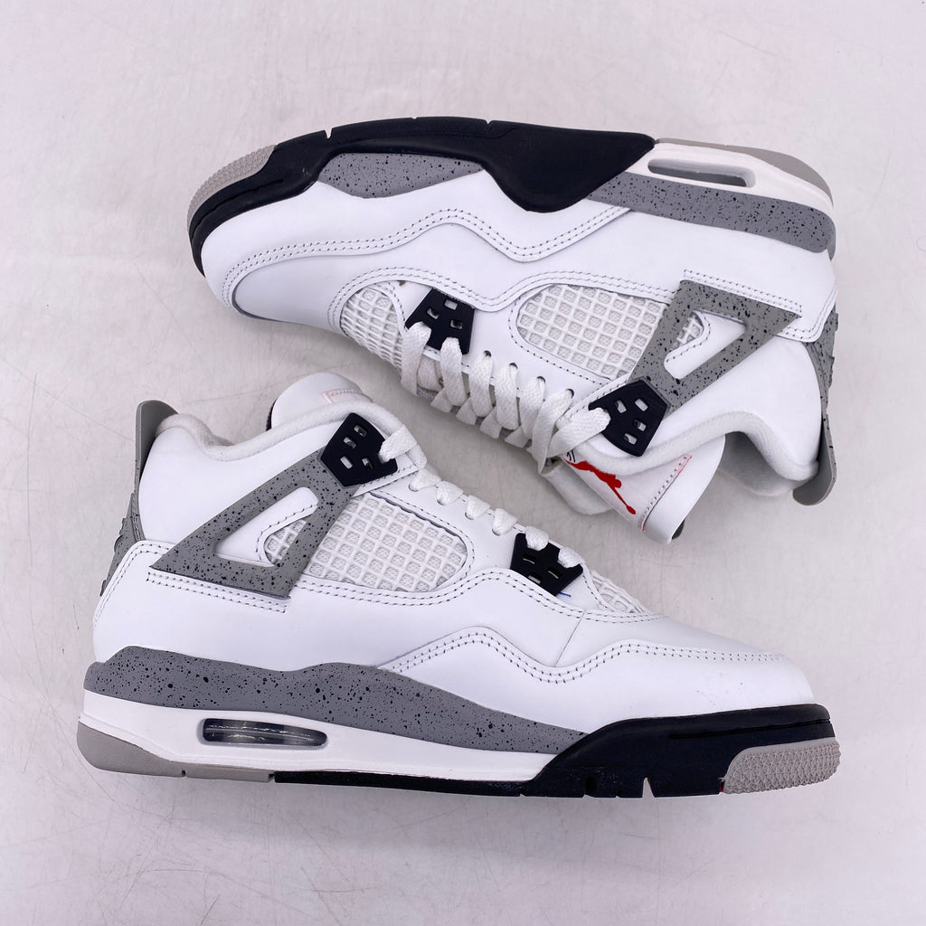 Air Jordan (GS) 4 Retro "White Cement" 2025 New Size 5Y