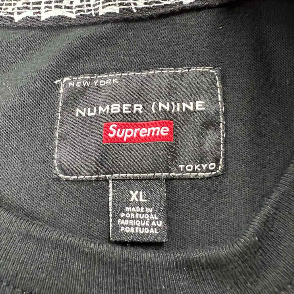 Supreme Long Sleeve "NUMBER (N)INE MICKEY" Black New Size XL