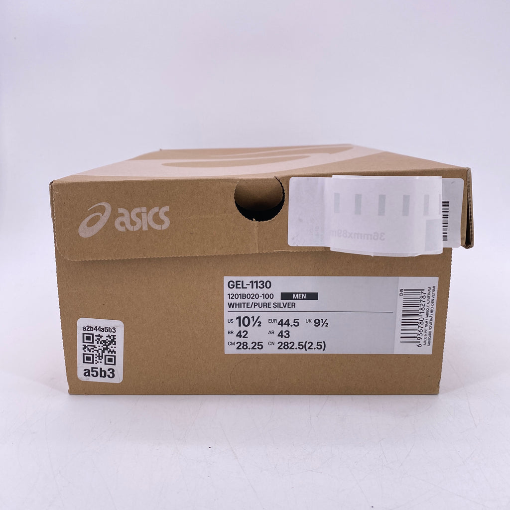 Asics Gel-1130 "White Pure Silver" 2024 New Size 10.5