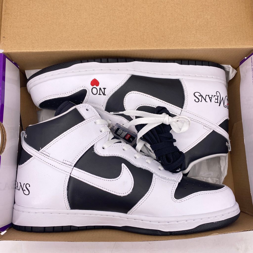 Nike Dunk High "Supreme White" 2022 New Size 12