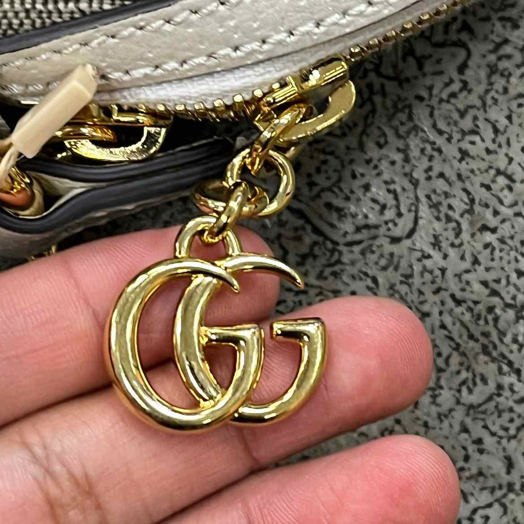 Gucci Shoulder Bag "OPHIDIA SUPREME" New Beige Size S