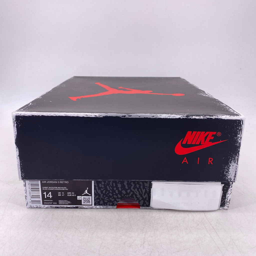 Air Jordan 3 Retro "White Cement" 2023 New Size 14