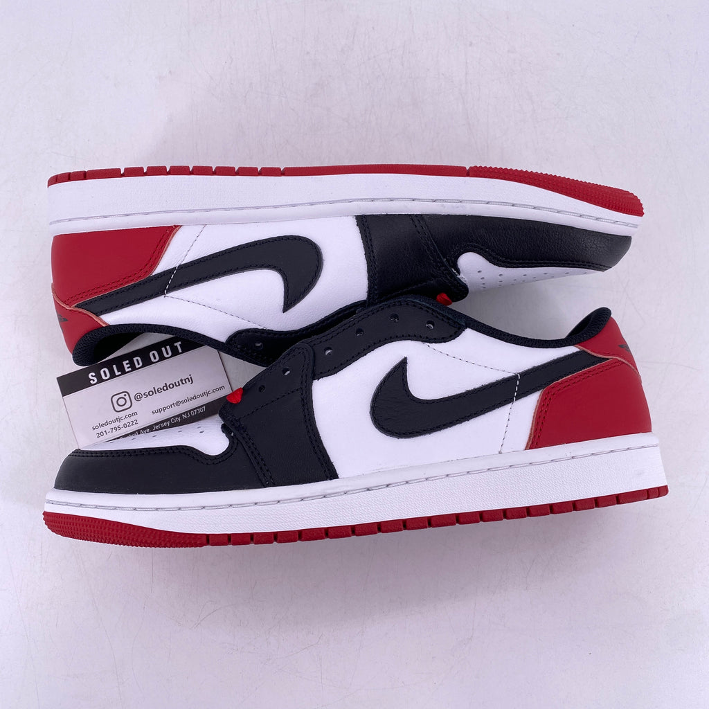 Air Jordan 1 Retro Low "Black Toe" 2023 New Size 10