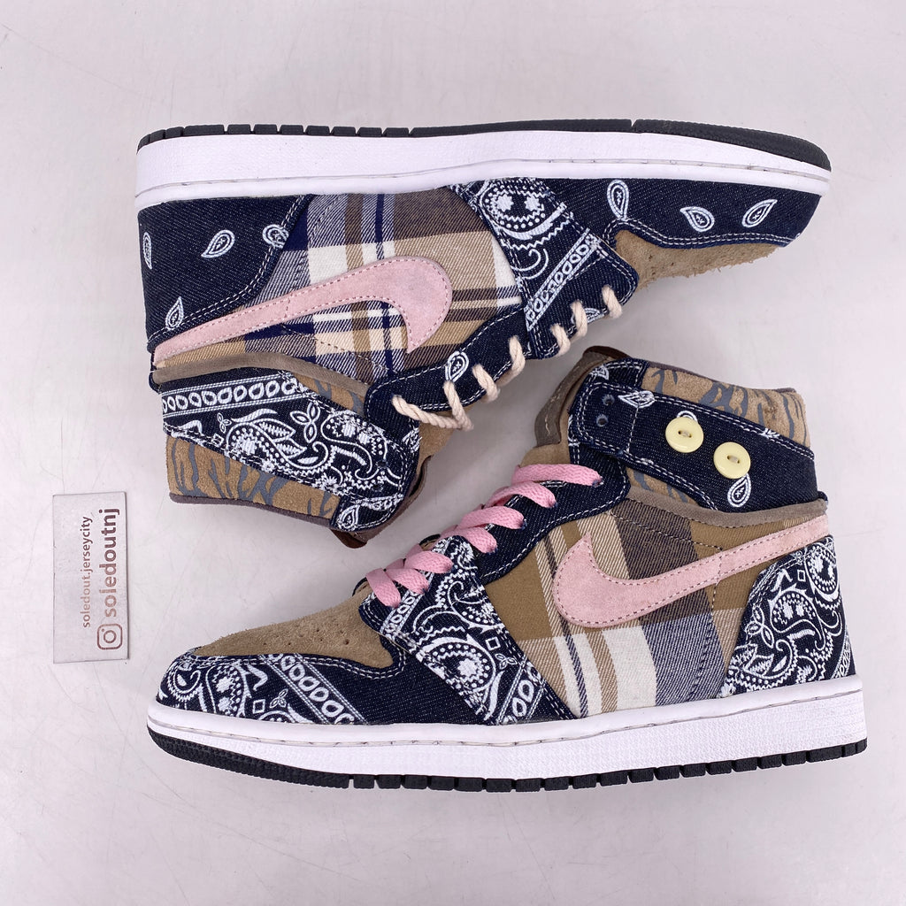 Bespoke High Top "Bandana"  New Size 8