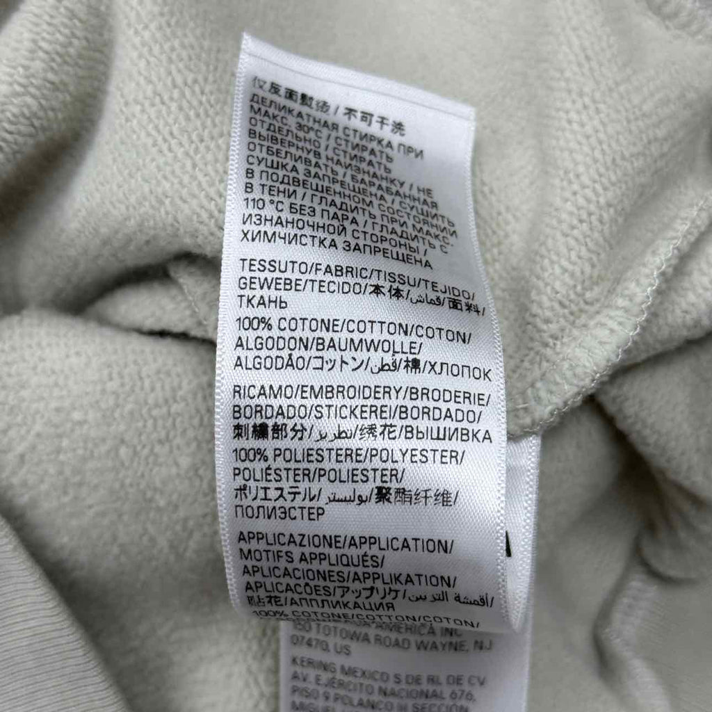 Balenciaga Crewneck Sweater "DEMNA CITIES" Beige New Size XS