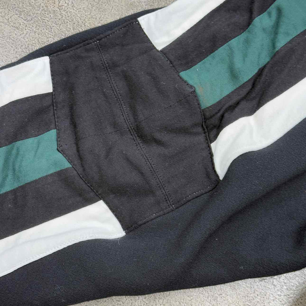 Rhude Half Zip Pullover "LOGO PATCH" Black Used Size L