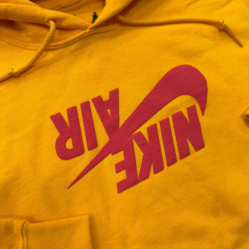 Travis Scott Hoodie "NIKE" Yellow New Size S