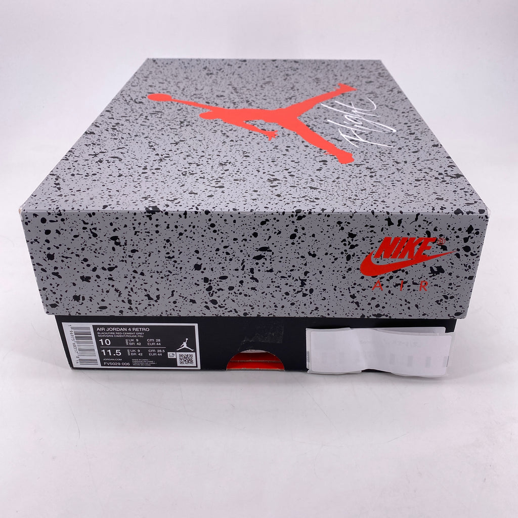 Air Jordan 4 Retro "Bred Reimagined" 2024 New Size 10