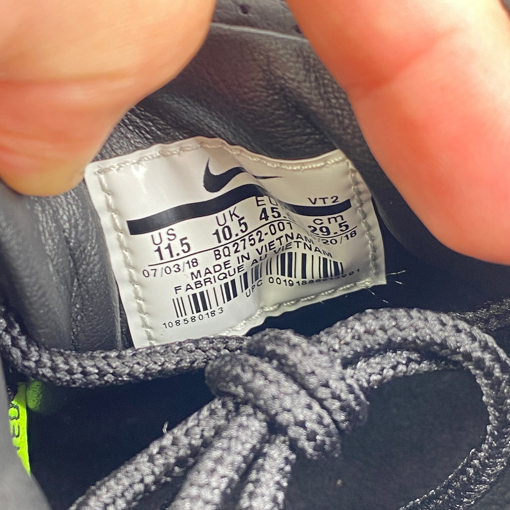 Nike Air Skylon II / FOG "Fog Black" 2018 Used Size 11.5
